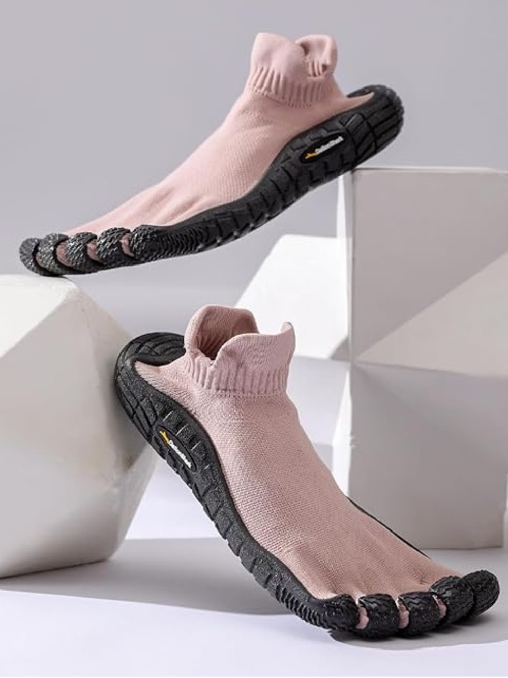NEW GallonShark 5-Toe shoes Sz 9 / 40 New in Box pink sock knit  ergonomic yoga